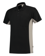 Poloshirt Tricorp TP2000 zwart grijs 4