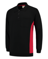 Polosweater Tricorp TS2000 zwart rood 5