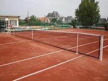 Tennisnet geknoopt