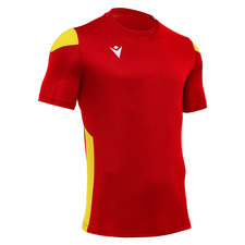 Macron Polis shirt - rood/geel