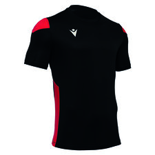 Macron Polis shirt - zwart/rood