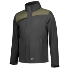 Tricorp Softshell Bicolor Naden - donkergrijs/army