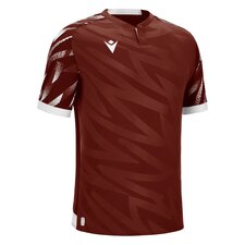 Macron Themis shirt - bordeaux rood