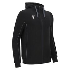 Macron Stage hoodie full zip - zwart