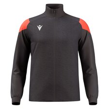 Macron Prometheus Full Zip Top - antraciet/neon coral