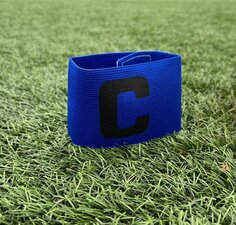Aanvoerdersband 'C' - elastisch verstelbaar | blauw