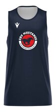 EBV Mustangs - Macron X500 reversible basketbalshirt - navy