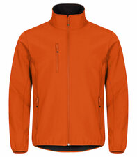 Clique Softshell Jas Heren - oranje