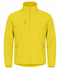 Clique Softshell Jas Heren - geel