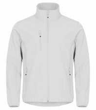 Clique Softshell Jas Heren - wit