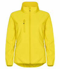 Clique Softshell Jas Dames - geel