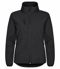 Clique Softshell Jas Dames - zwart