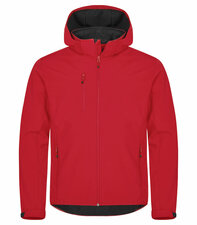 Clique Hoody Softshell Jas Heren - rood