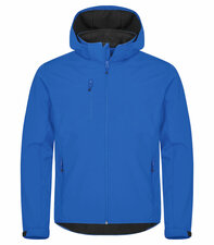 Clique Hoody Softshell Jas Heren - blauw