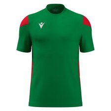 Macron Polis shirt - groen/rood