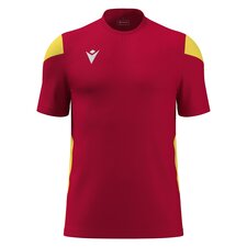 Macron Polis shirt - rood/geel