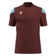 Macron Polis shirt - bordeaux rood