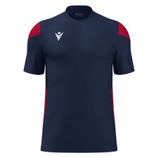 Macron Polis shirt - navy/rood